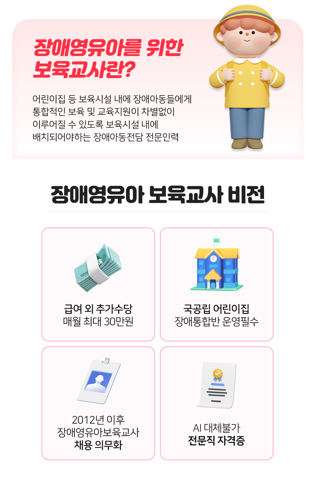 장애영유아를 위한 보육교사란?